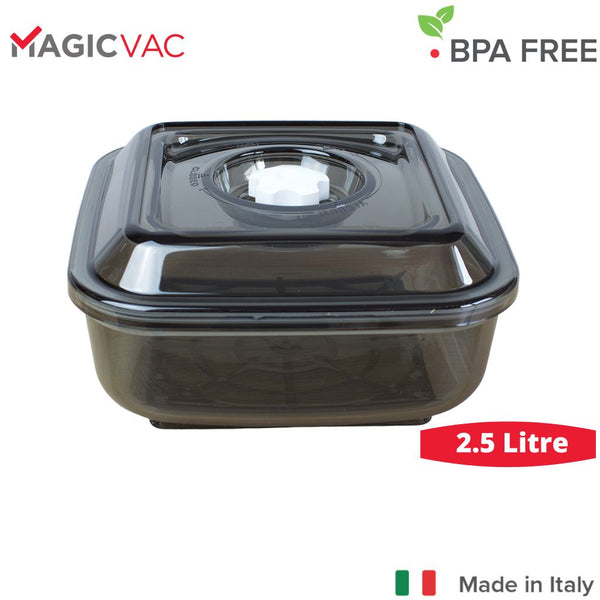 Magic VAC VCR 250 Vacuum Container Square with Lid 2.5 Litres